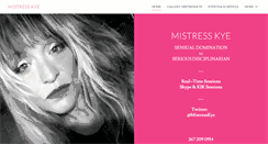 Desktop Screenshot of mistresskye.com